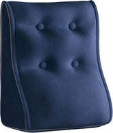 Kombinierbares ergonomisches Bettkissen Velvet-Blue
